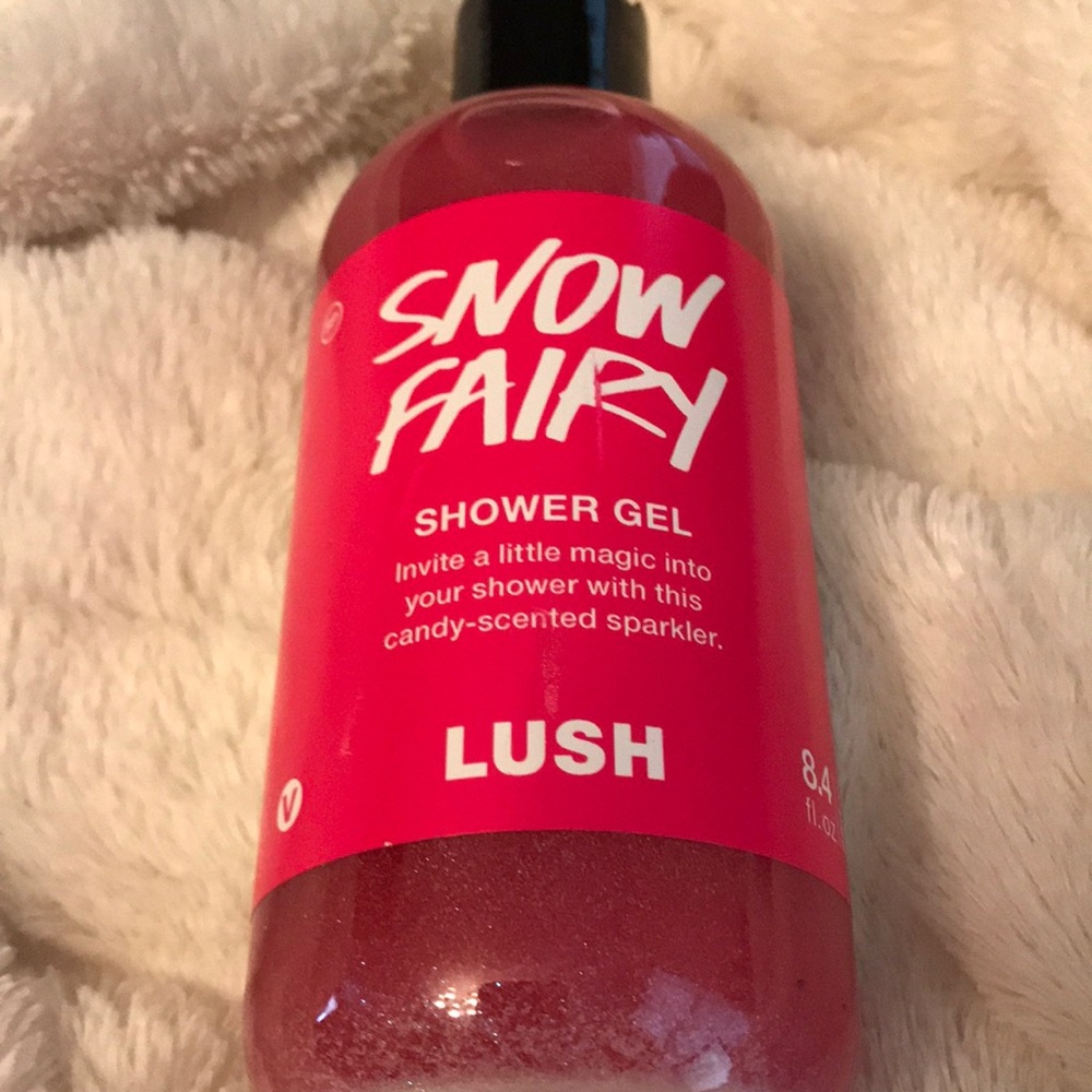Lush snow fairy body wash 8.4 oz bottle